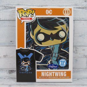 Funko Pop Tees DC Nightwing Graphic T Shirt Boxed Unisex Small